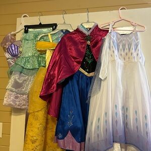 Disney princess costumes (lot)